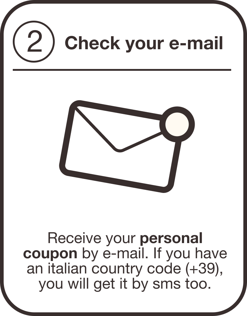 controlla l'email - check your email